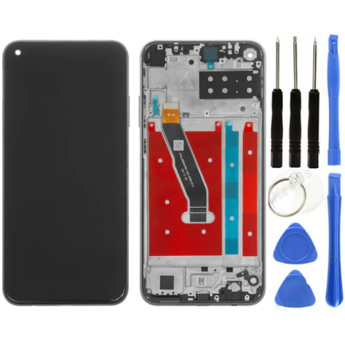 TE Huawei P40 Lite E Uyumlu Çıtalı OLED Lcd Ekran Dokunmatik + Tamir Seti