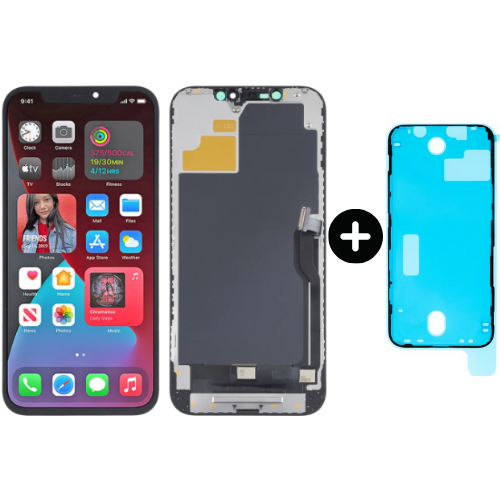 iPhone 12 Pro Max Uyumlu OLED Lcd Dokunmatik Ekran + Toz Bandı