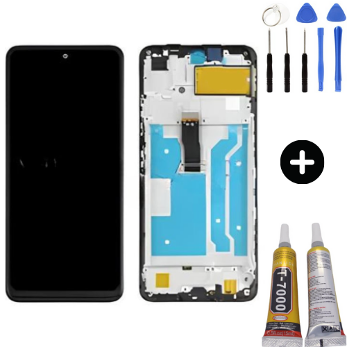 TE Huawei P Smart 2021 Uyumlu Çıtalı Servis Lcd Ekran Dokunmatik + Montaj Seti