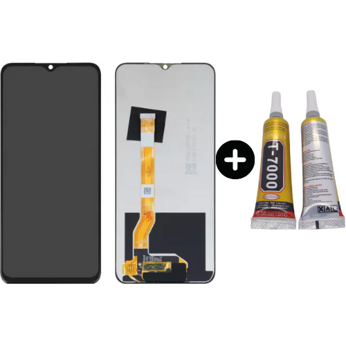 TE Oppo A17 A Kalite Lcd Dokunmatik Ekran + B7000