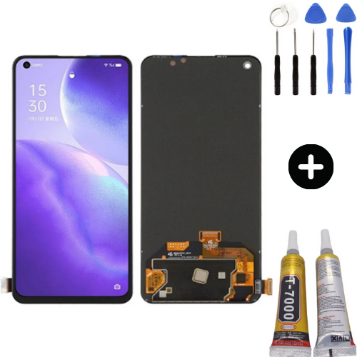 TE Oppo Reno 5 OLED Lcd Dokunmatik Ekran + Montaj Seti
