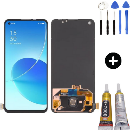 TE Oppo Reno 6 HK Lcd Dokunmatik Ekran + Montaj Seti