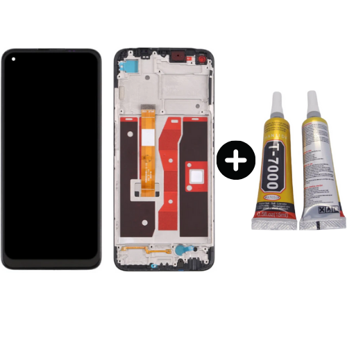 TE Oppo A54 Çıtalı Servis Lcd Dokunmatik Ekran + B7000