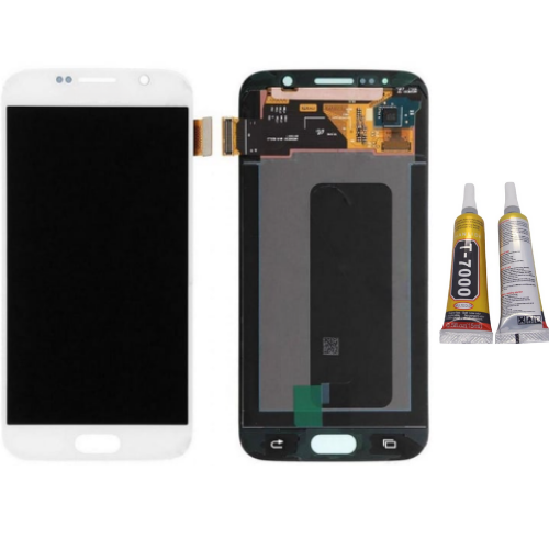 TE Samsung Note 5 N920 Uyumlu Lcd Ekran Beyaz + B7000