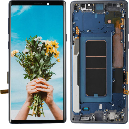 TE Samsung Note 9 N960 Uyumlu Çıtalı OLED Lcd Ekran Siyah