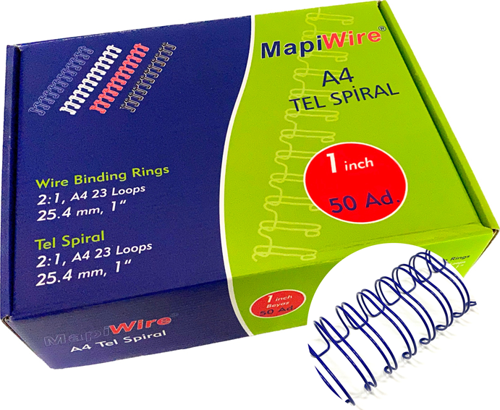 WİRE  1 INCH KUTU TEL MAVİ  50 AD.