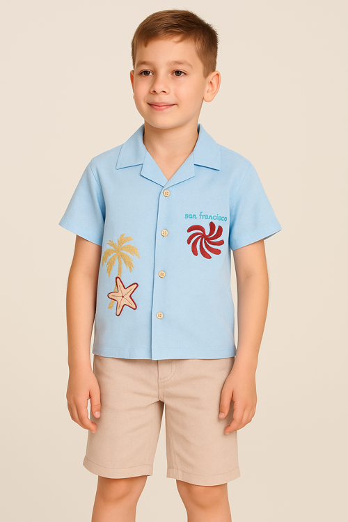 SEA BASKILI ERKEK ÇOCUK 2 Lİ TAKIM 60297