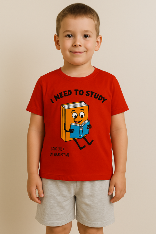 I NEED TO STUDY 2 Lİ ERKEK ÇOCUK TAKIM 4756