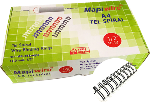 WİRE 1/2 KUTU TEL SİYAH     50 AD.