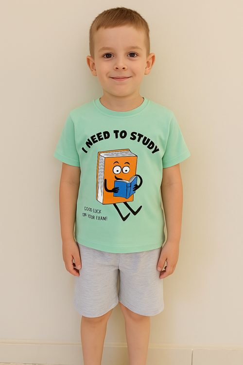 I NEED TO STUDY 2 Lİ ERKEK ÇOCUK TAKIM 4756