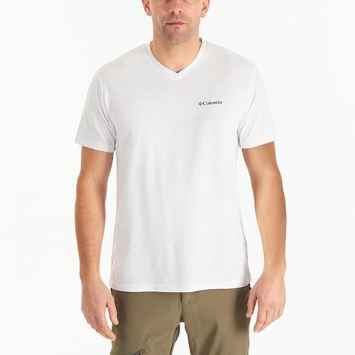 Cs0288 Csc M Basic Sm Logo Brushed V Neck Ss Tee Erkek T-Shirt