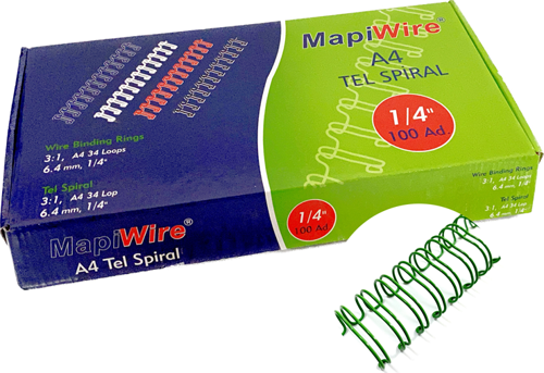 WİRE 1/4 KUTU TEL YEŞİL  100 AD.