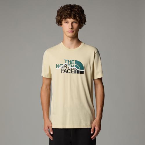 M Ss Mountain Line Tee Erkek T-Shirt