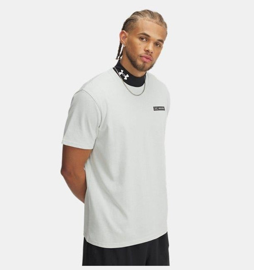 UA HW Armour Label SS Erkek T-Shirt