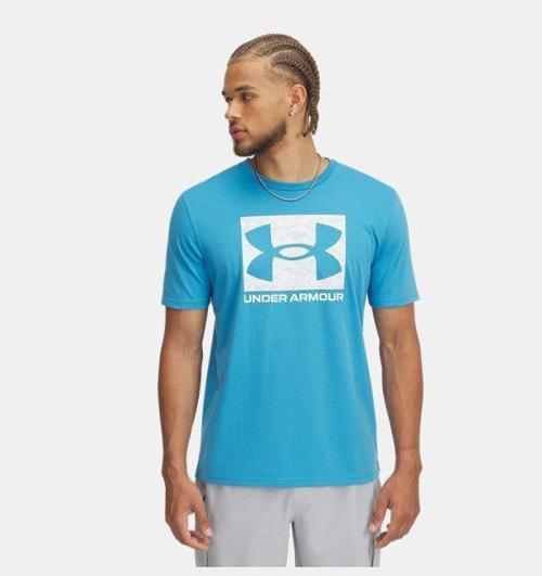 UA ABC CAMO BOXED LOGO SS Erkek T-Shirt