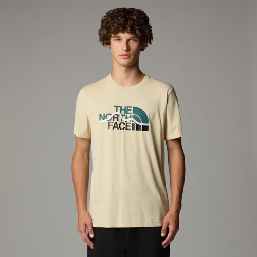 M Ss Mountain Line Tee Erkek T-Shirt
