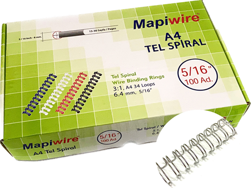 WİRE 5/16 KUTU TEL TRANSPA   100 AD.