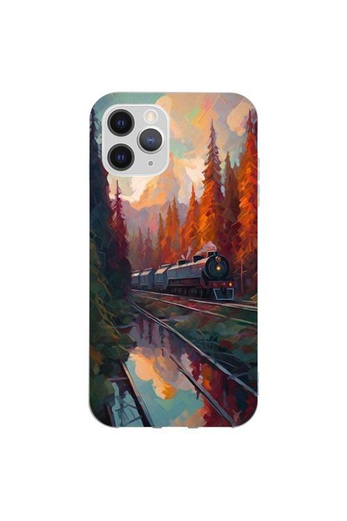 İphone Xr Kaplama Canvas Tren