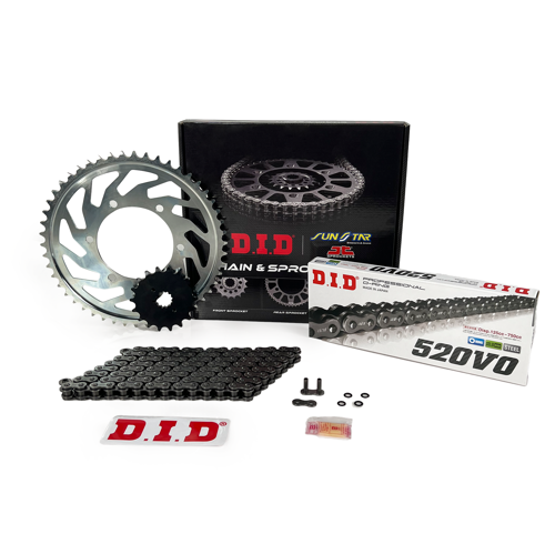 ZİNCİR DİŞLİ SETİ DUCATI MONSTER (600 cc) (2000-2001) / DUCATI / MONSTER / 600cc / ZİNCİR: DID-520 ORING-102 / ÖN DİŞLİ 