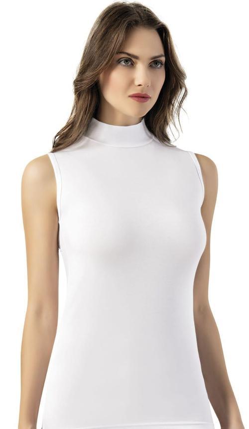 6465 BAYAN RAPORLU RİBANA KOLSUZ BOĞAZLI BODY TEKLİ