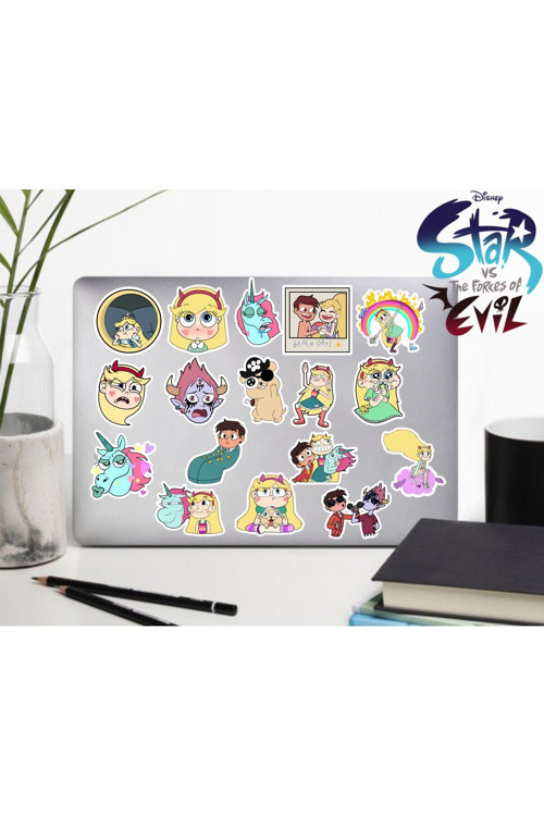 Star The Forces Of Evil Sticker Seti | Laptop Ajanda Pc Tablet Telefon Defter Etiket Bullet Journal