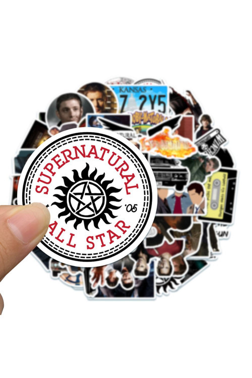 Süpernaturel Seri 2 Sticker Seti | Laptop Ajanda Pc Tablet Telefon Defter Etiket Bullet Journal