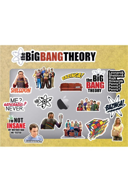 The Big Bang Theory Seri 1 Sticker Seti | Laptop Ajanda Pc Tablet Telefon Etiket Bullet Journal