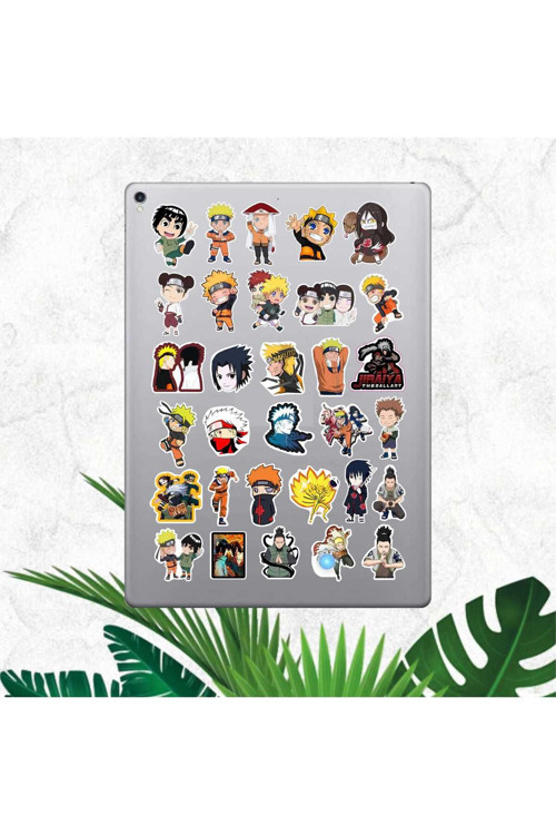Hediyene Bak Anime 31'Li Macbook Notebook Tablet Telefon Ajanda Laptop Defter Sticker Seti