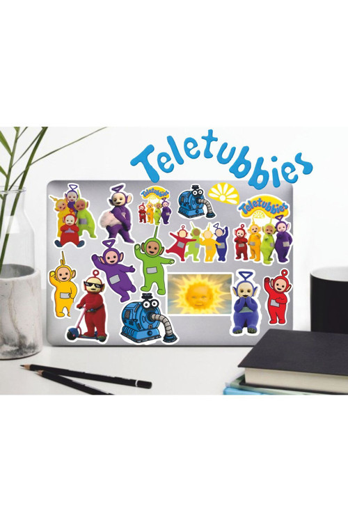 Teletabiler Sticker Seti | Laptop Ajanda Pc Tablet Telefon Defter Etiket Bullet Journal