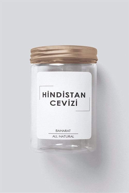 Hediyene Bak 56'Lı Köşeli Baharat Kavanoz Sticker Etiket Seti