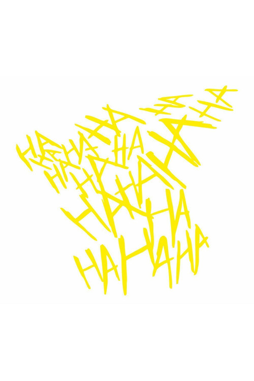 Ha Ha Ha Araç, Araba, Oto, Motorsiklet, Kask, Laptop, Cam Sticker 25X23 Cm