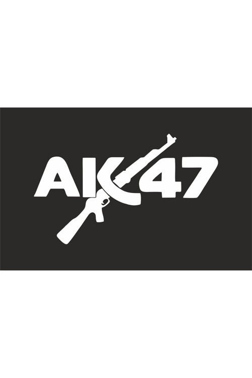Ak47 Keleş Araç, Araba, Oto, Motorsiklet, Kask, Laptop, Cam Sticker 20X12 Cm