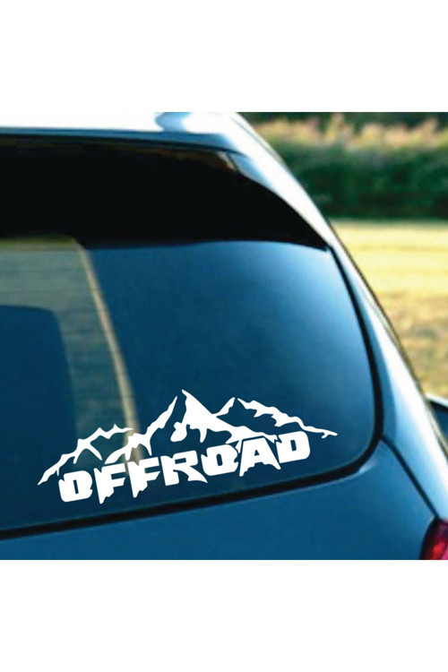 Hediyene Bak Offroad Yazısı Araç, Araba, Oto, Motorsiklet, Kask, Laptop, Cam Sticker 17X5 Cm