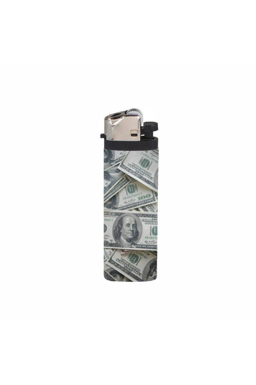 Çakmak Dolar Tasarımlı Full Kaplamalı Gazlı Çakmak