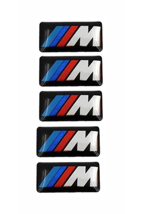 Bmw ///M Logo 5'Li Damla Sticker 17X9 Mm