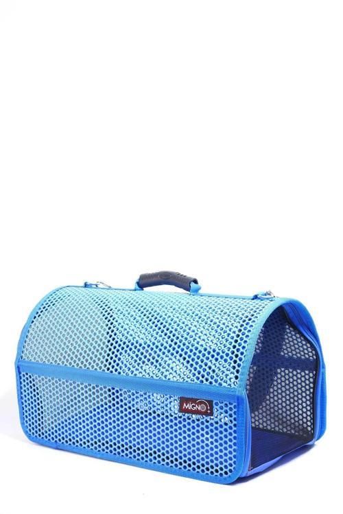 Flybag Voyager Fileli Model Kedi Köpek Taşıma Çantaları - Mavi