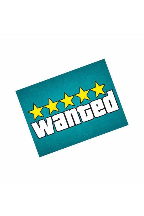 Wanted Aranıyor Özel Tasarımlı Araba Araç Magneti 15X20 Cm