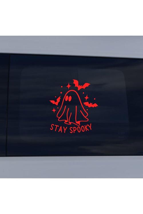 Hediyene Bak Hayalet Araba, Motorsiklet, Kask, Laptop, Cam, Duvar Sticker 20X18 Cm