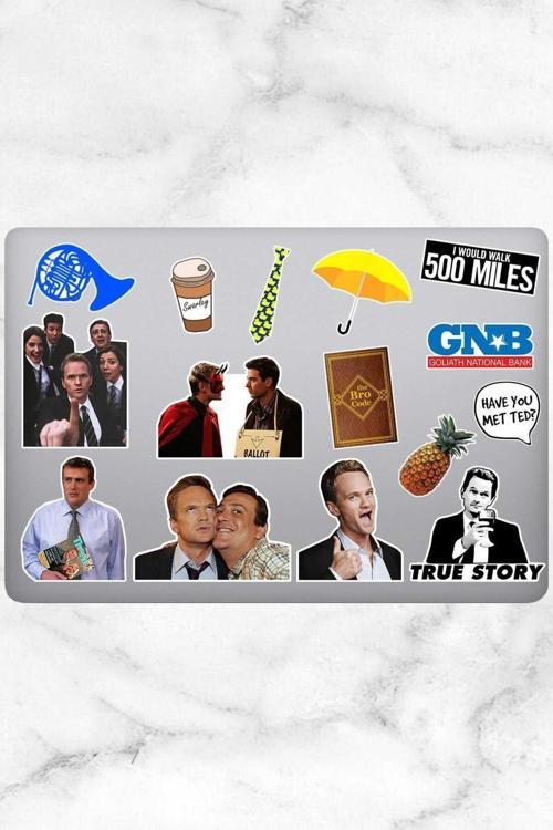 Hediyene Bak Himym Sticker Seti, Çıkartma, Ajanda Bujo Scrapbook Kolaj Etiket Bullet Journal