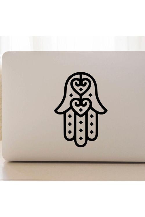 Hediyene Bak Lotus | Hamsa | Om | Mandala | Dekoratif Duvar Ayna Cam Dekor Yazı Sticker 4'Lü