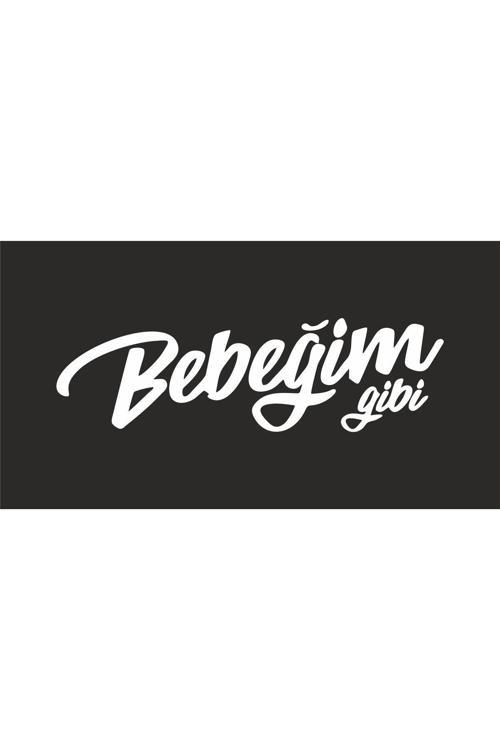 Bebeğim Gibi Araç, Araba, Oto, Motorsiklet, Kask, Laptop, Cam Sticker 17X5 Cm