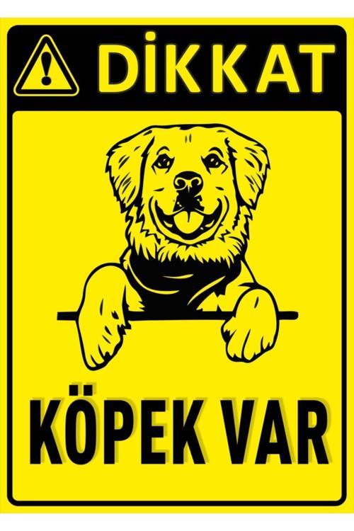 Hediyene Bak Dikkat Köpek Var 25X35 Cm Dekota Levha