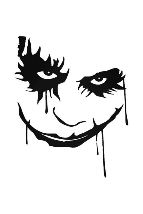 Hediyene Bak Joker Yüzü Maske 3 Araç, Araba, Oto, Motorsiklet, Kask, Laptop, Cam Sticker 20X16 Cm