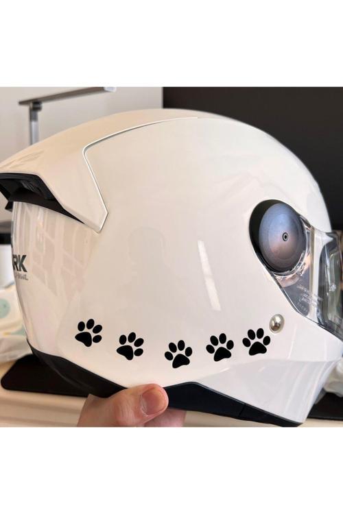 Kedi Patisi 8'Li Araç, Araba, Oto, Motorsiklet, Kask, Laptop, Cam Sticker 11,5X11 Cm