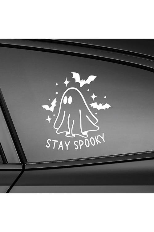 Hediyene Bak Hayalet Araba, Motorsiklet, Kask, Laptop, Cam, Duvar Sticker 20X18 Cm