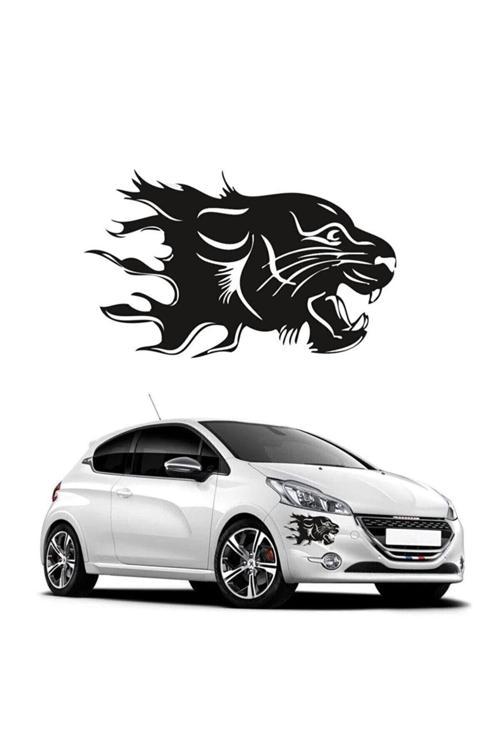 Hediyene Bak Panter Araç, Araba, Oto, Motorsiklet, Kask, Laptop, Cam Sticker 20X20 Cm