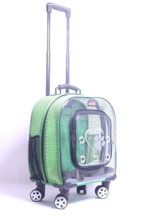 Prıme Fileli Model Kedi Köpek Taşıma Çantaları - Yeşil