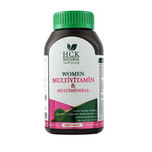 Hck Natural Multivıtamin Women 120 Tablet