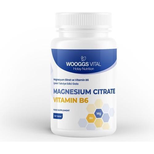 Wooggs Vıtal Magnesıyum Sıtrat Ve Vıtamın B6 Iteg 120 Tablet