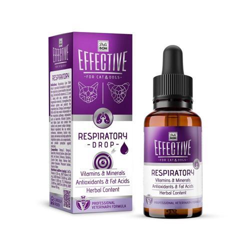 EFFECTİVE KEDİ VE KÖPEK TAKVİYE ÜRÜNLERİ SOLUNUM SİSTEM SAĞLIĞI 50ML